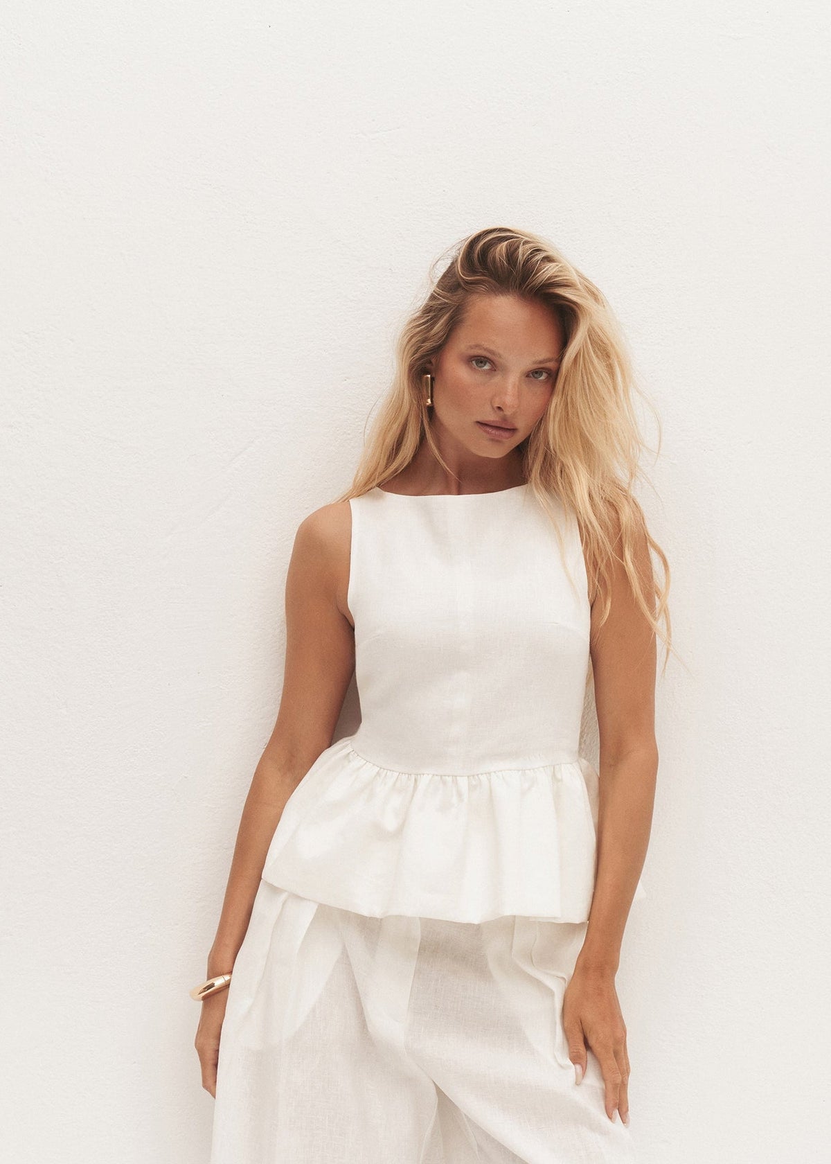 TOP SOMI WHITE LECOLLET