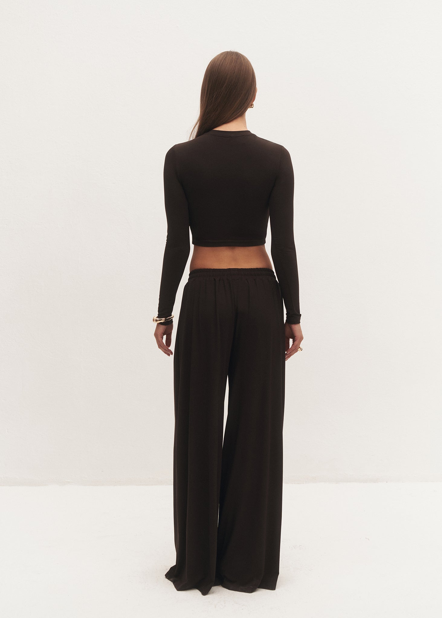 LONGSLEEVE DILI BAMBOO DARK CHOCO LECOLLET