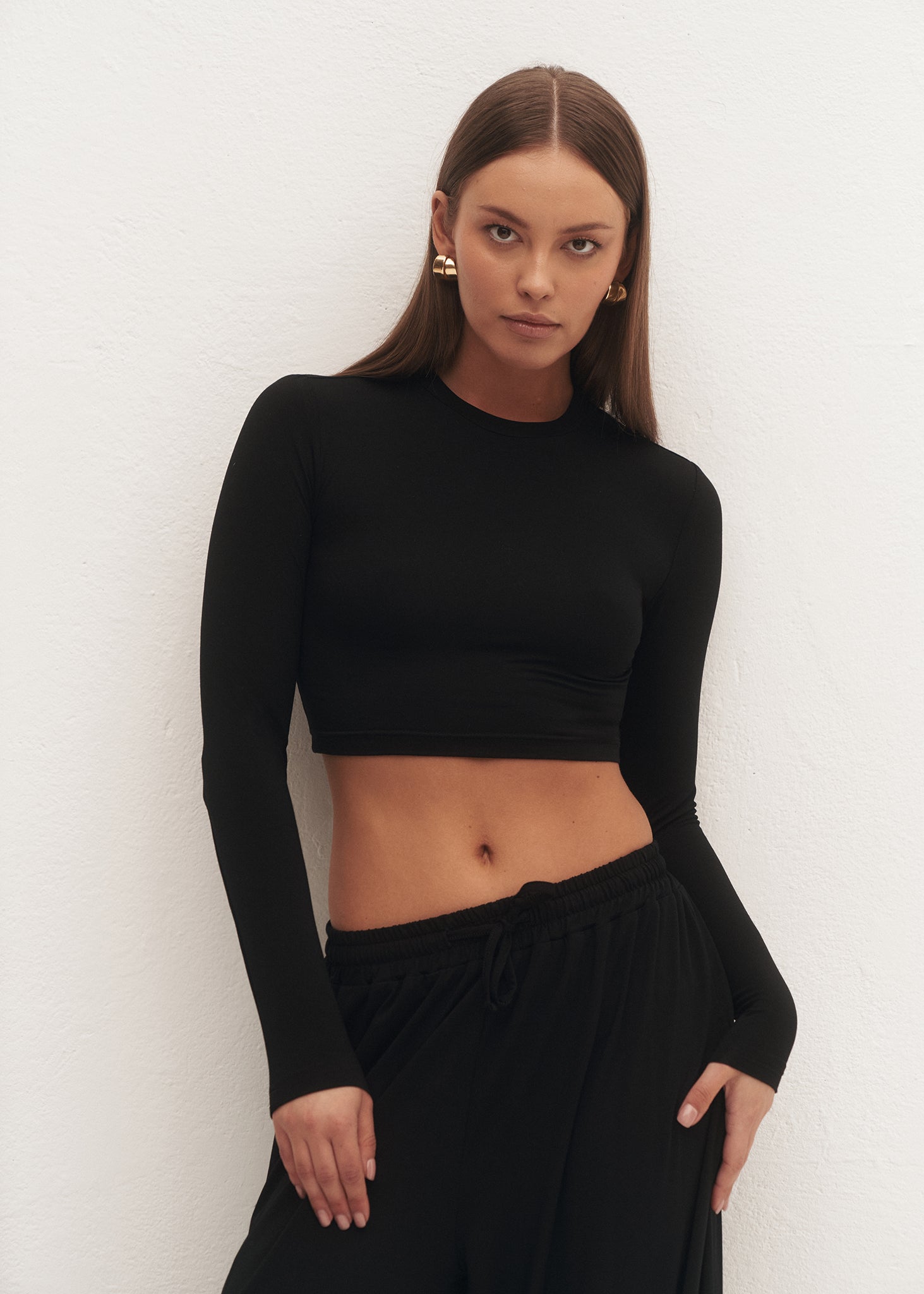 LONGSLEEVE DILI BAMBOO BLACK LECOLLET