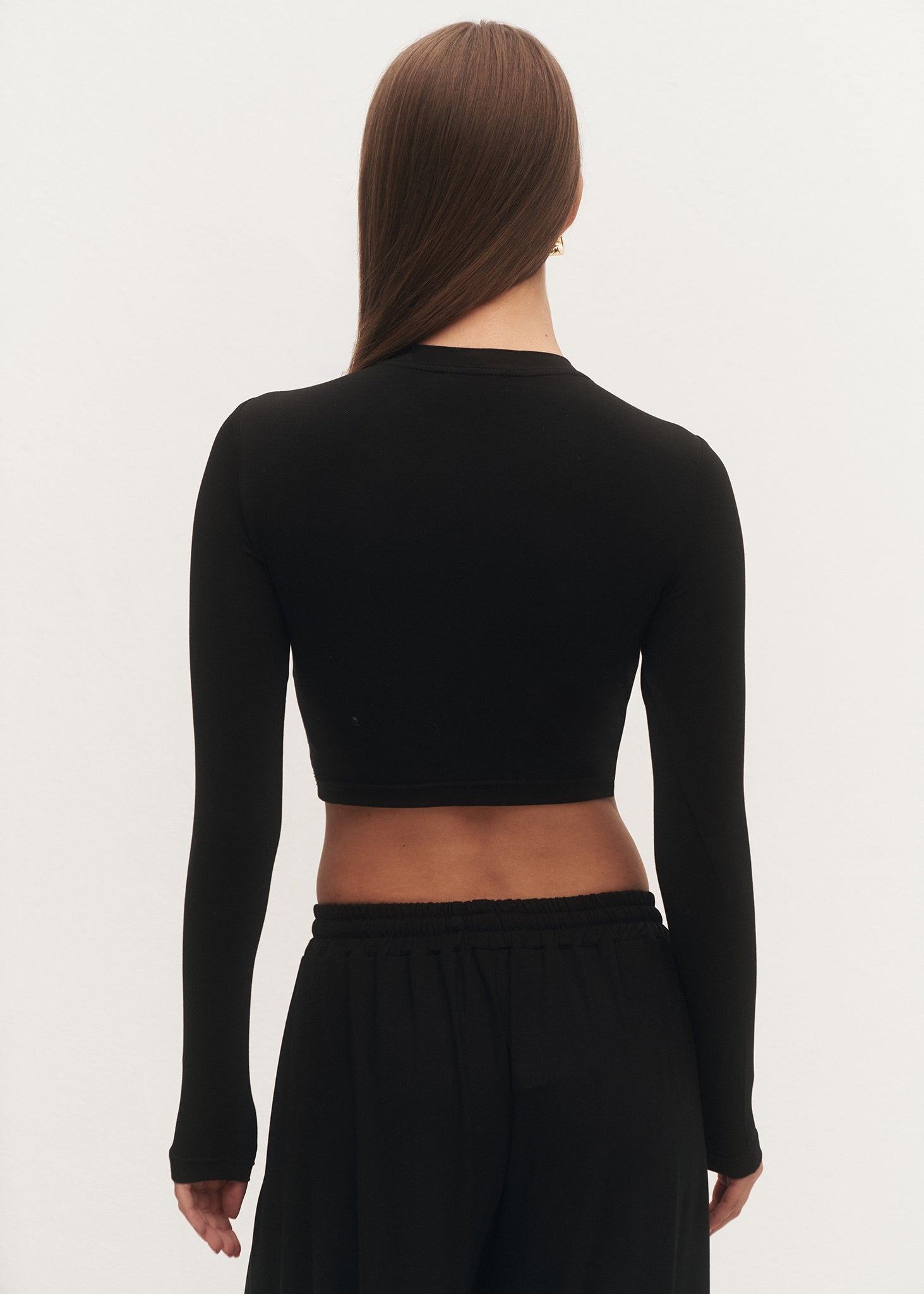 LONGSLEEVE DILI BAMBOO BLACK LECOLLET