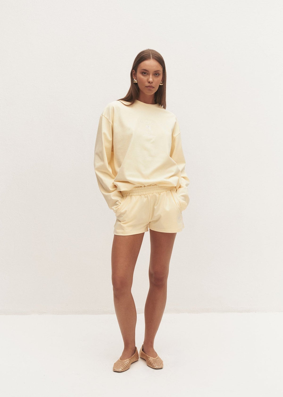 SZORTY MALMO II GLOW CLUB YELLOW PASTEL LECOLLET