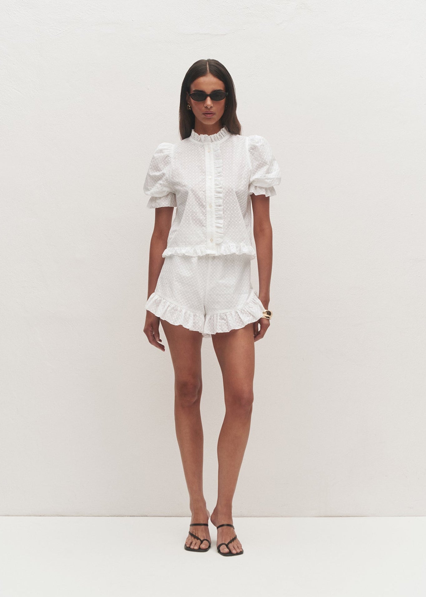 BLUZKA DORTHEA AZURE WHITE LECOLLET