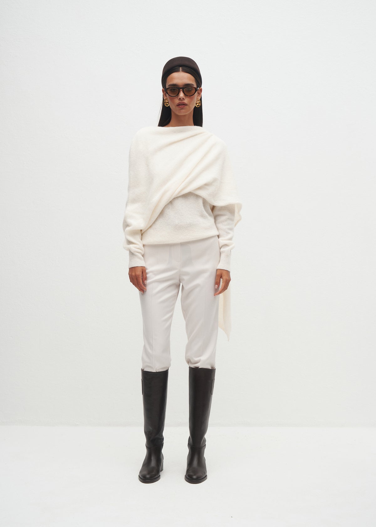 SWETER ISOLDE ALPACA ECRU