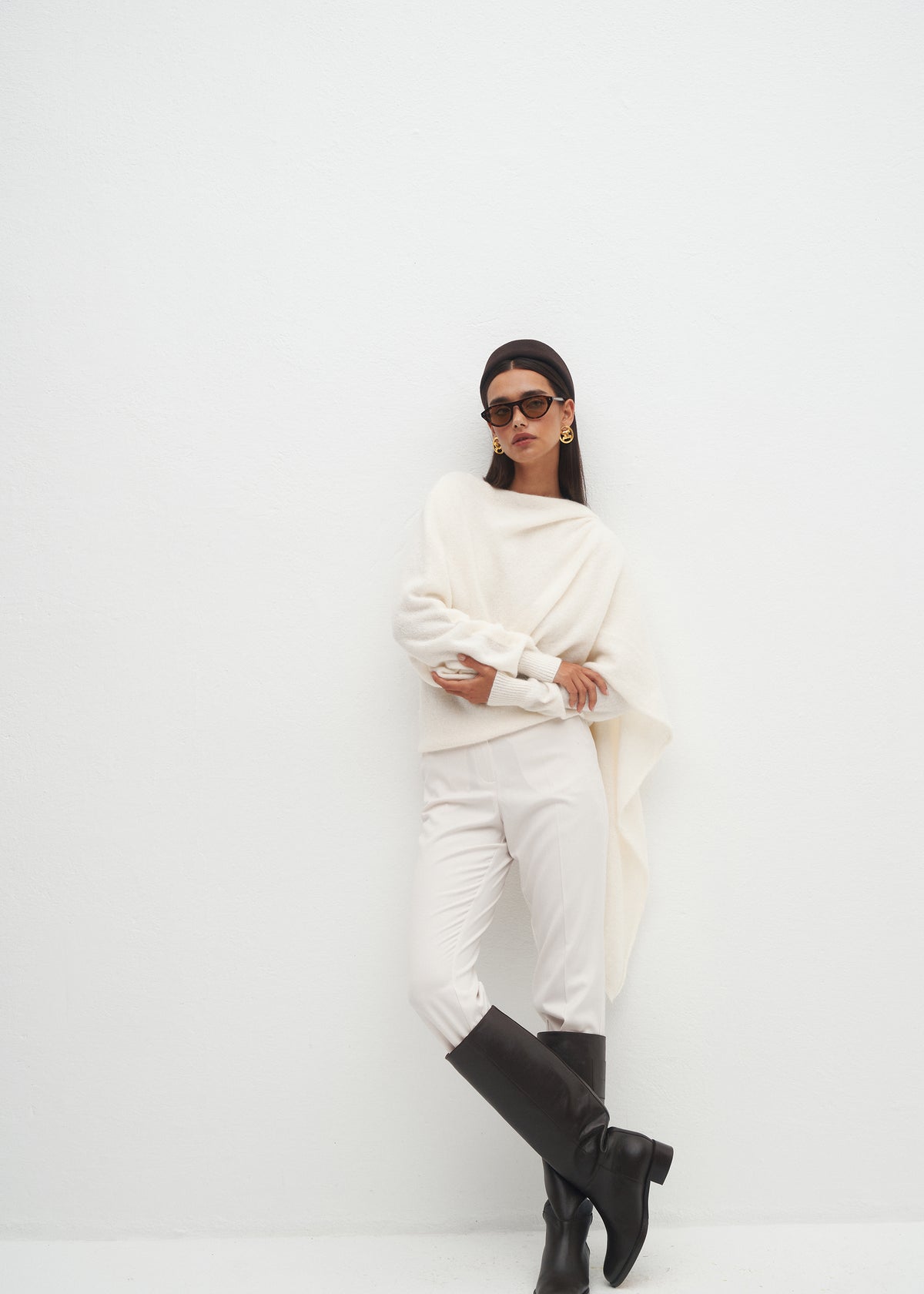 SWETER ISOLDE ALPACA ECRU