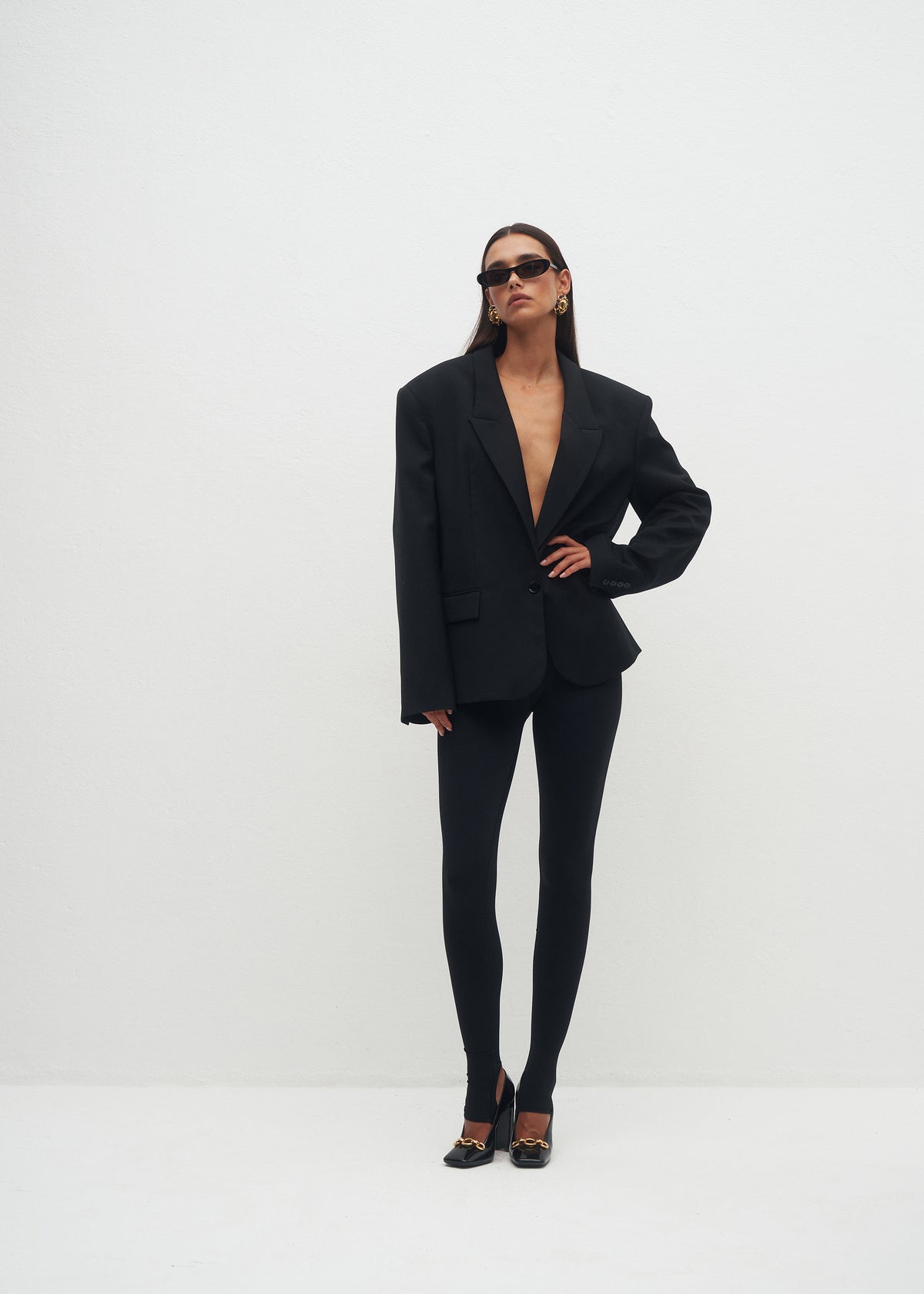 MARYNARKA HARRISON WOOL BLACK