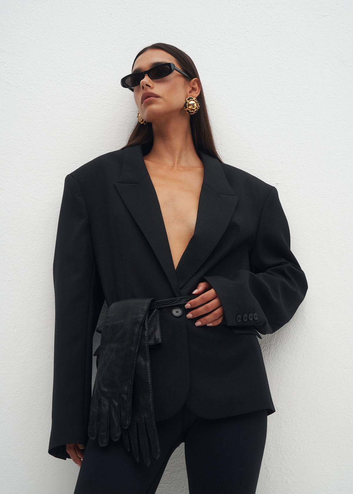 MARYNARKA HARRISON WOOL BLACK