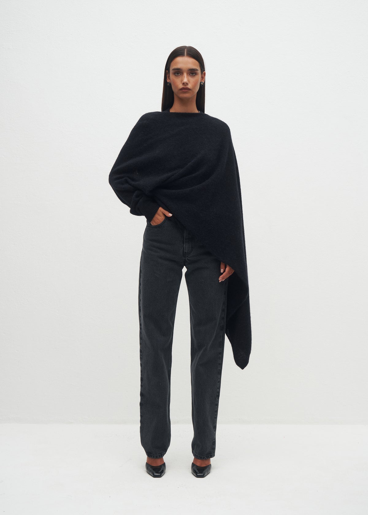 SWETER ISOLDE ALPACA BLACK