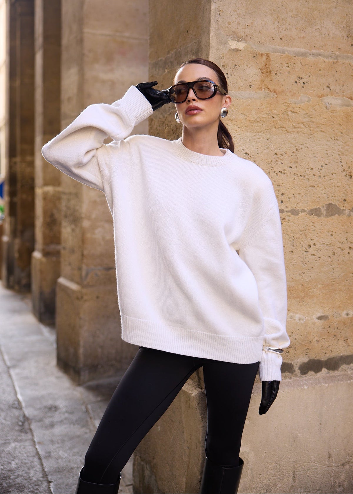 CECILIA ECRU SWEATER