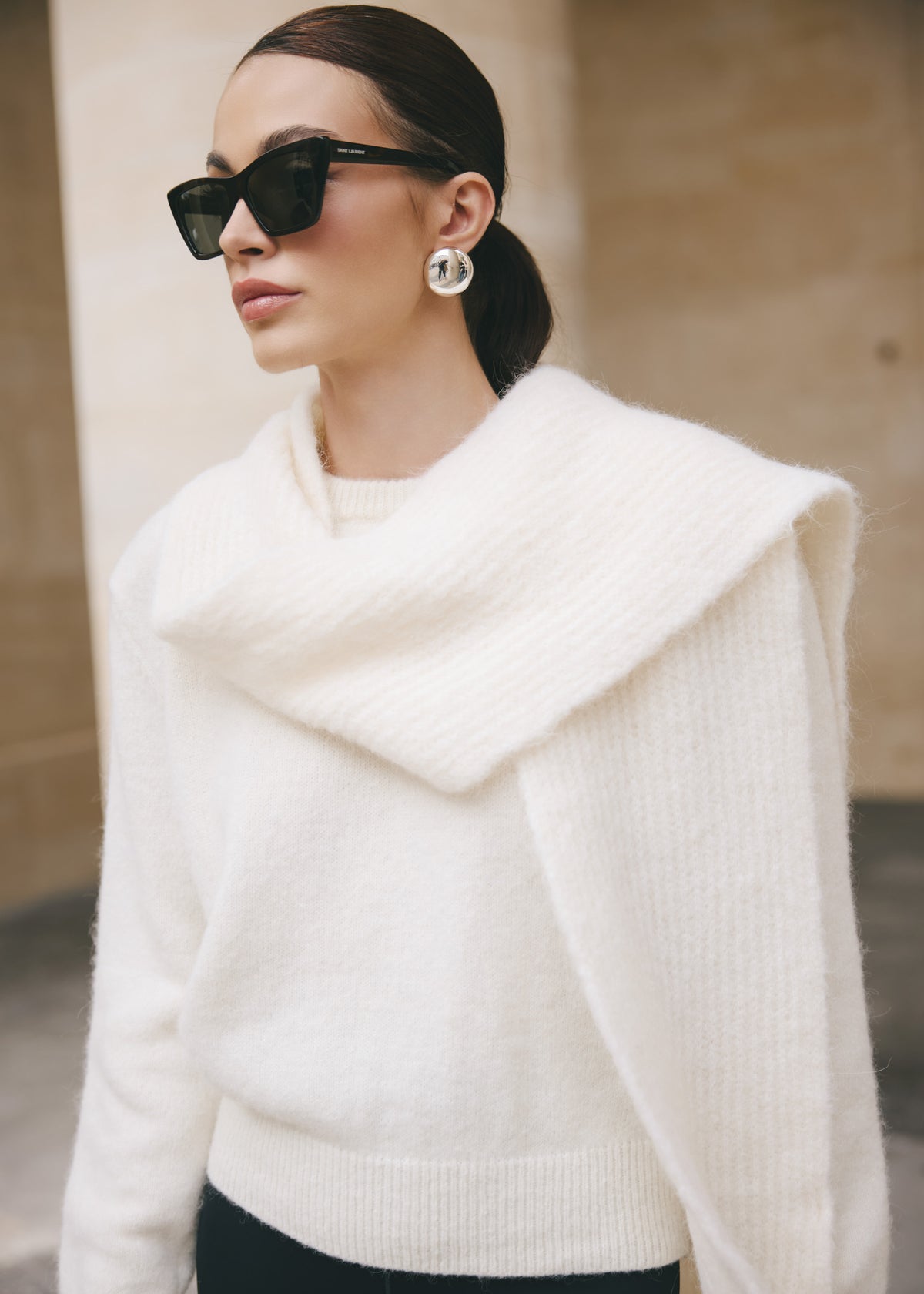 SZALIK LUCERNA ALPACA ECRU