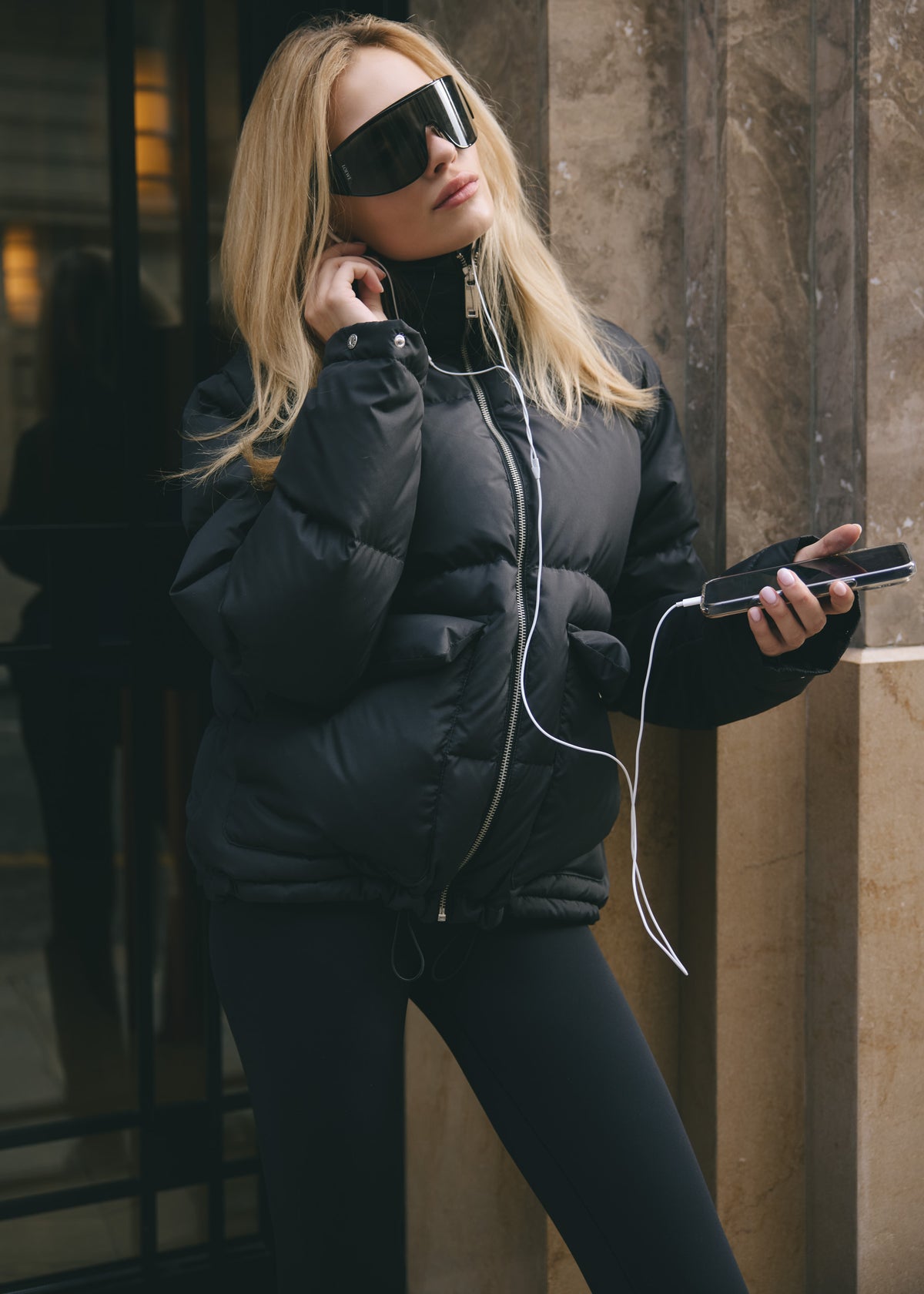 KURTKA BORMIO Z KAPTUREM BLACK