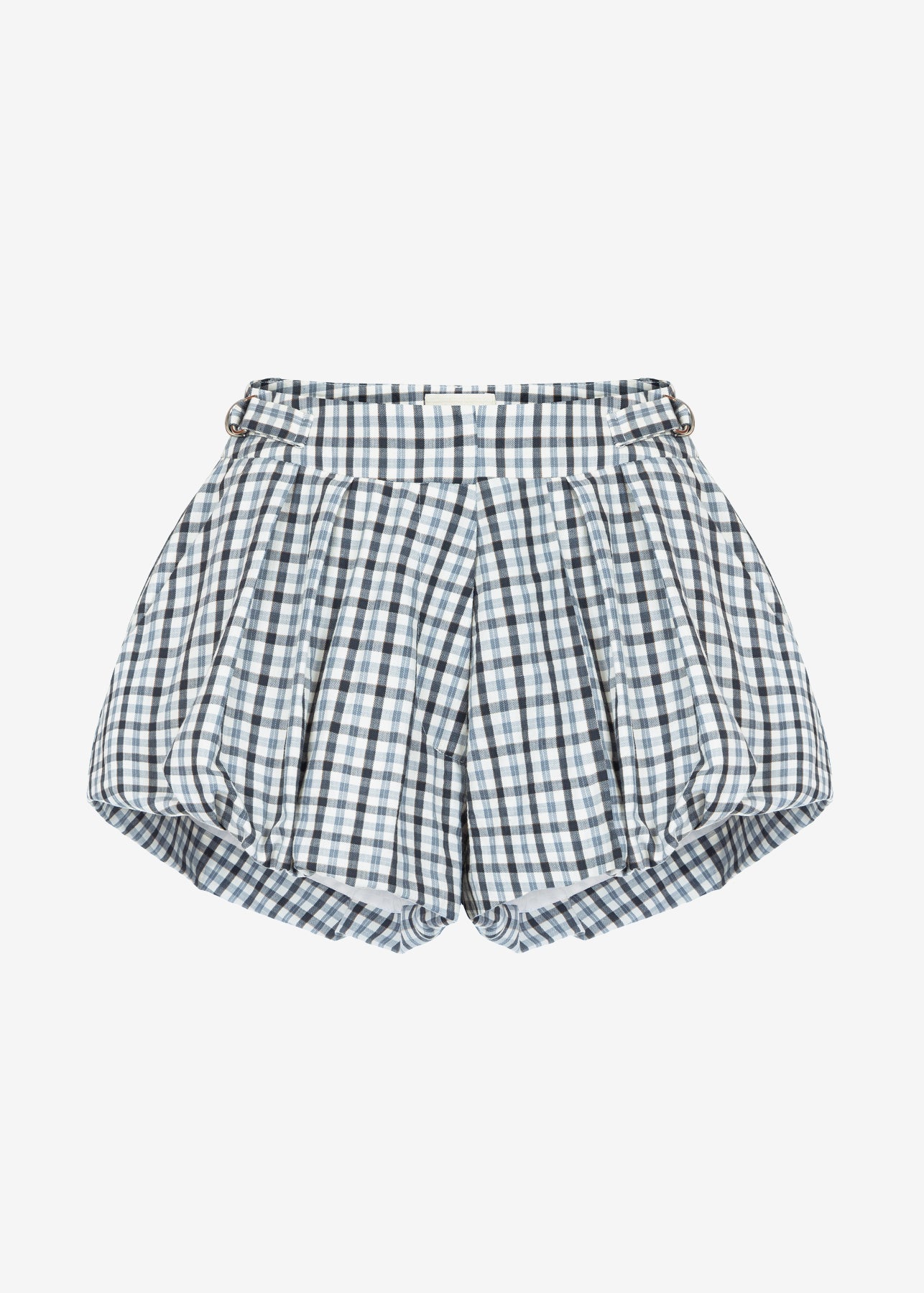 RAVENA BLUE CHECKS SHORTS