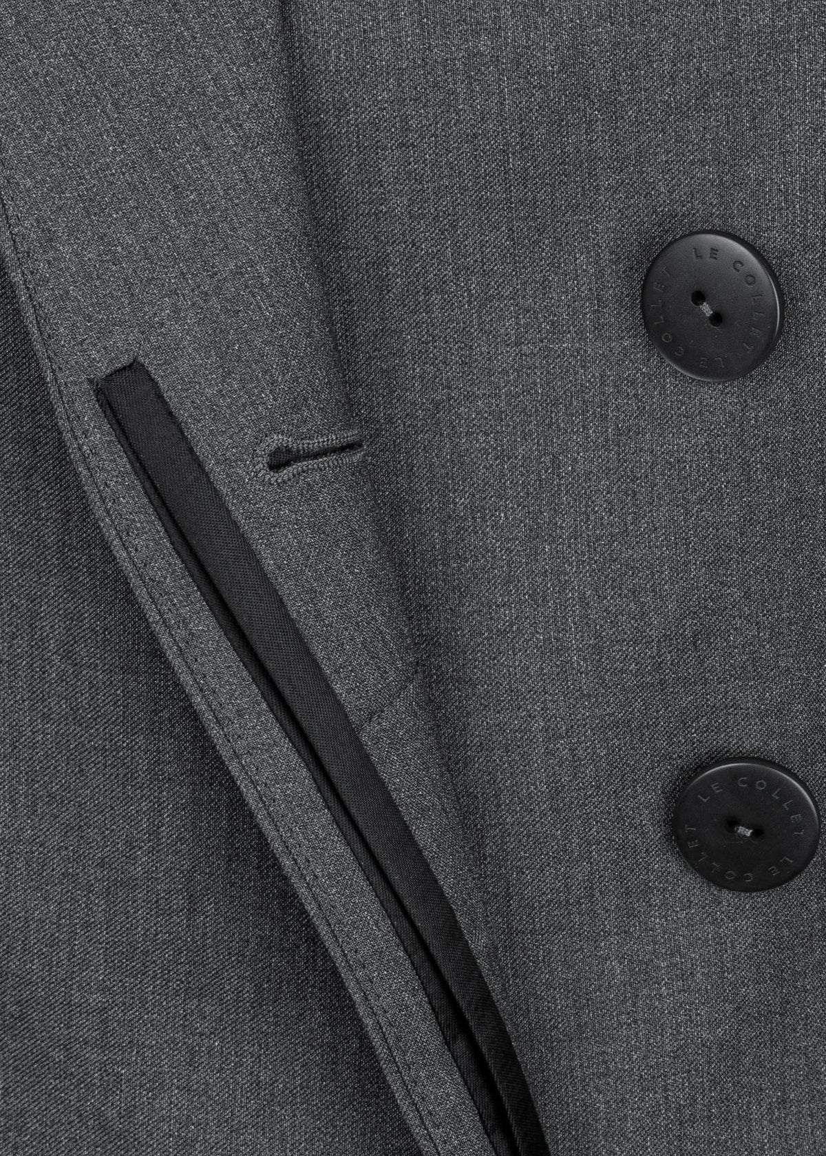 MARYNARKA ALICE WOOL GREY LECOLLET