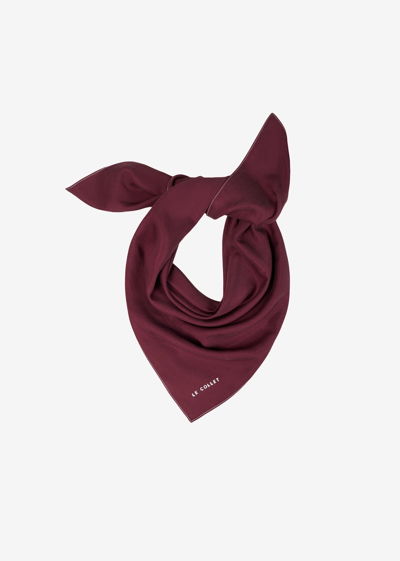 ARREA AUBERGINE NECKERCHIEF