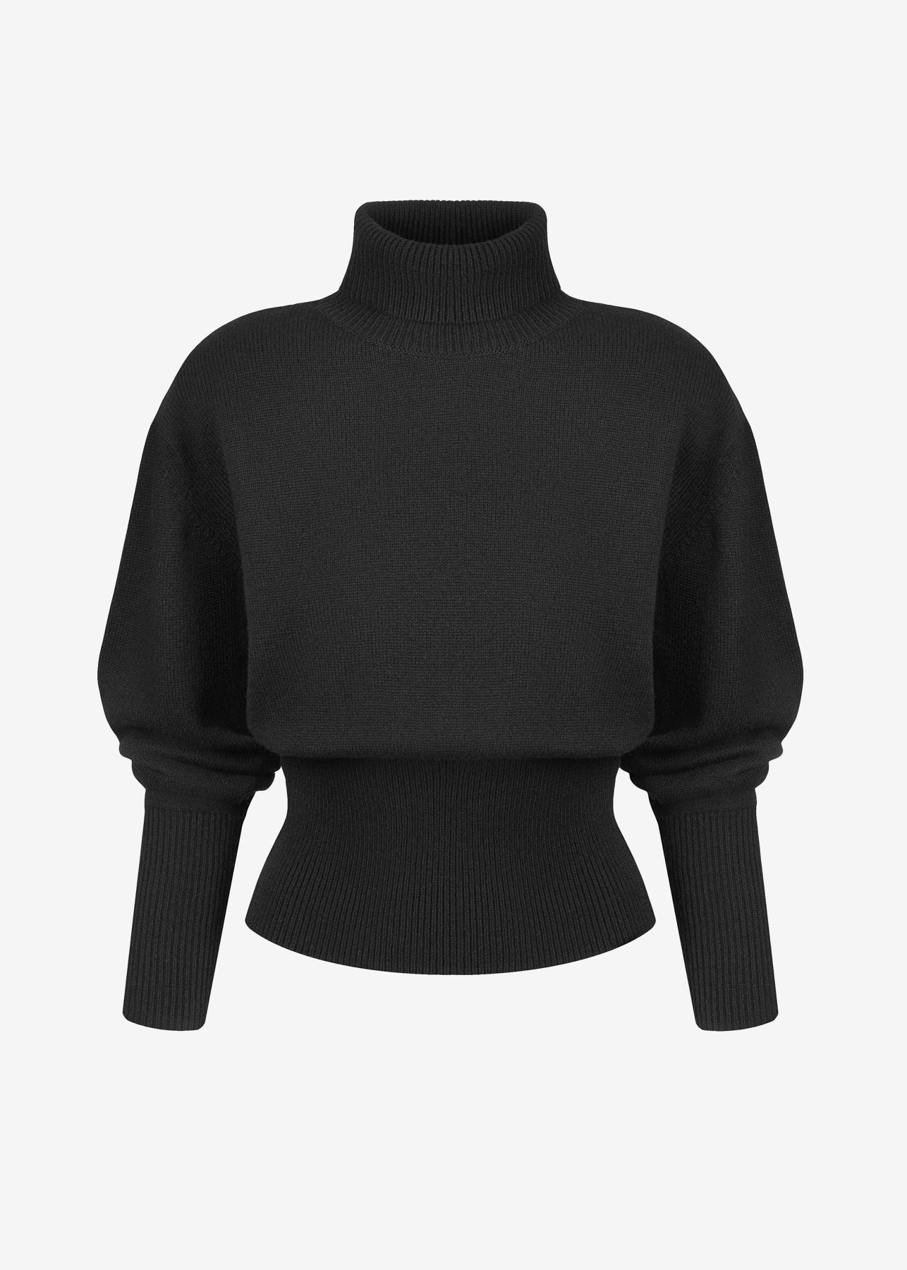ESME TURTLENECK  BLACK