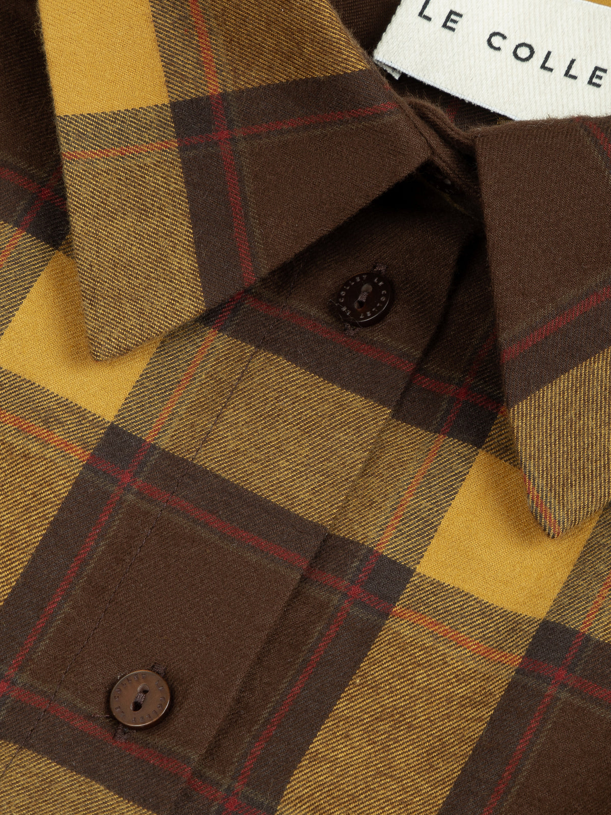 KOSZULA DYLAN MUSTARD BROWN