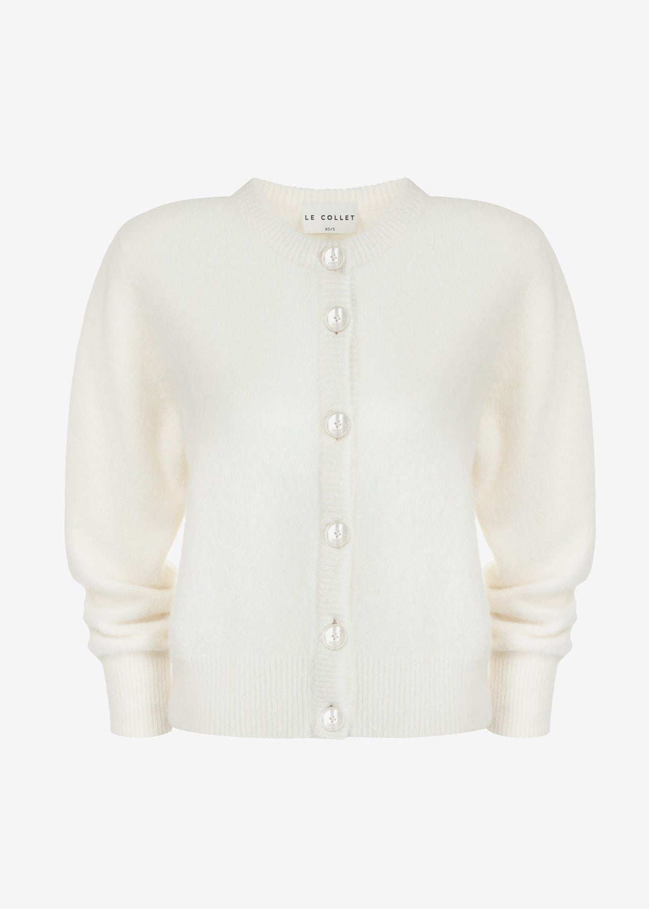 ISOLA ALPACA ECRU CARDIGAN