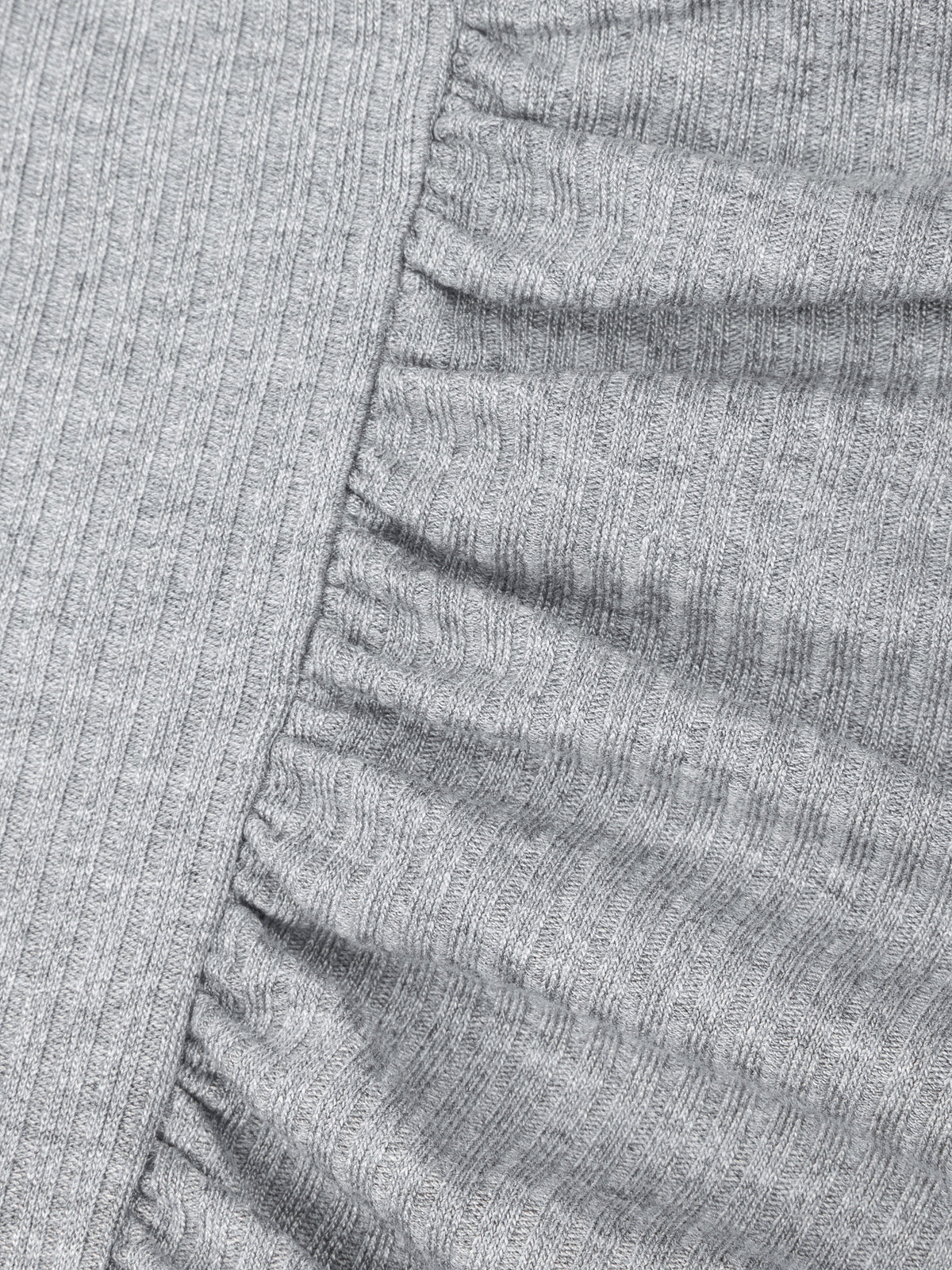TORINA RIBBED GREY TANK TOP