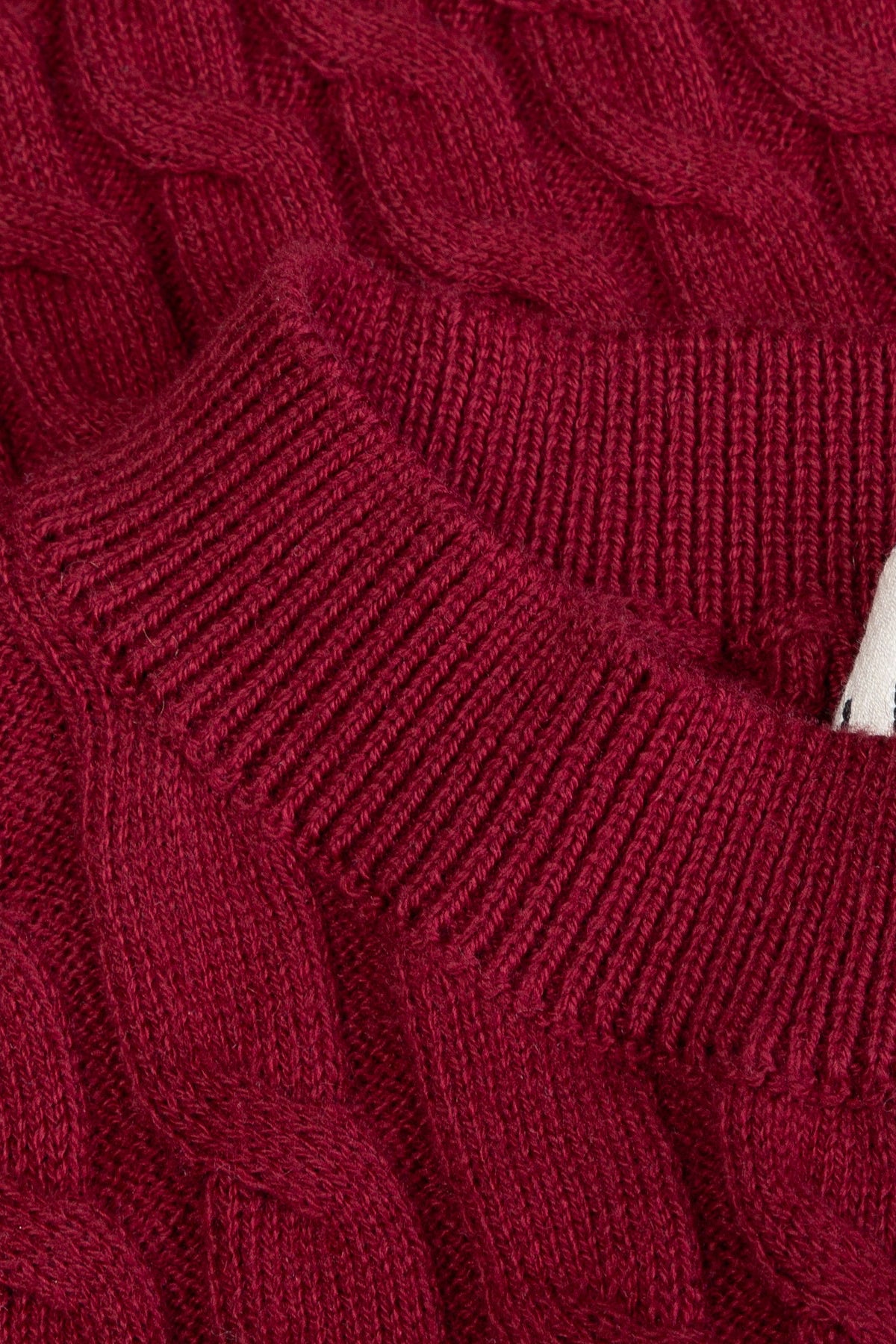 ELIOS BURGUNDY SWEATER