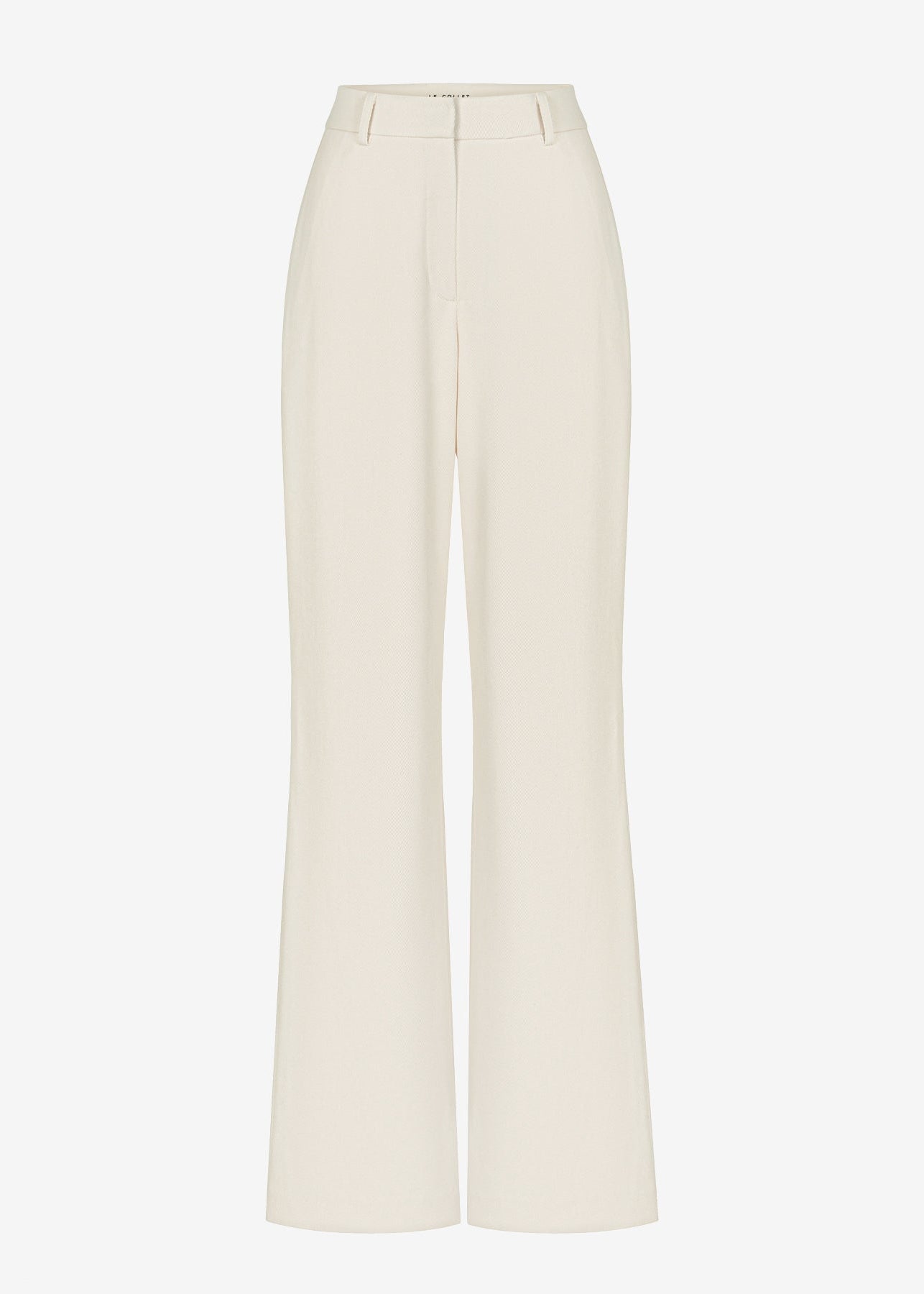 ZULIA TWILL ECRU TROUSERS